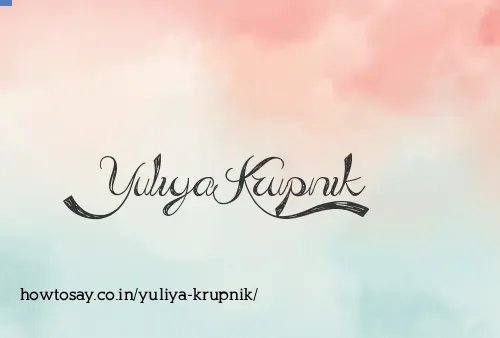 Yuliya Krupnik