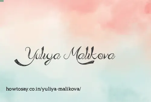 Yuliya Malikova