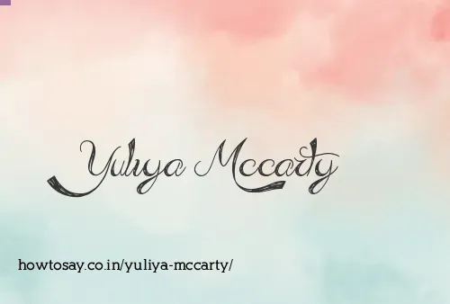 Yuliya Mccarty