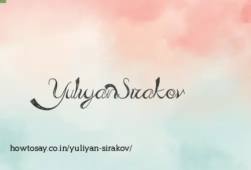 Yuliyan Sirakov