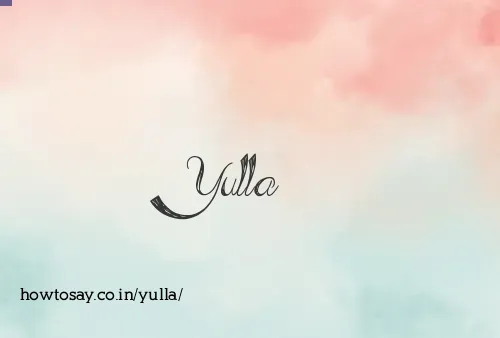 Yulla