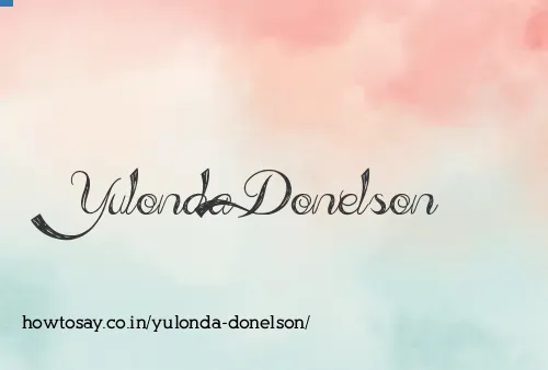 Yulonda Donelson