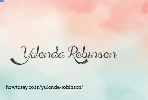 Yulonda Robinson