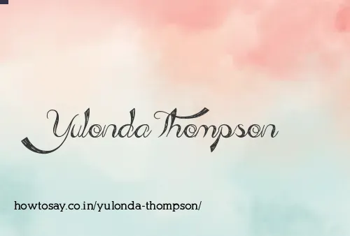 Yulonda Thompson