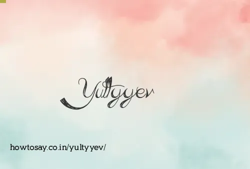 Yultyyev