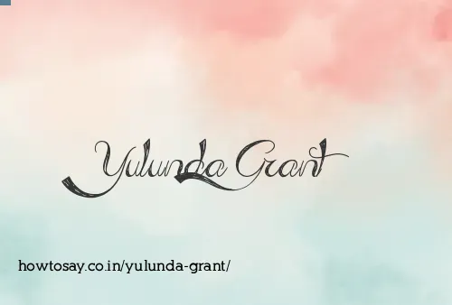 Yulunda Grant
