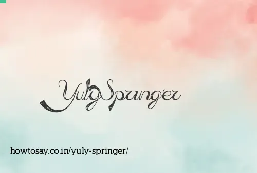 Yuly Springer