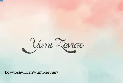 Yumi Zeviar