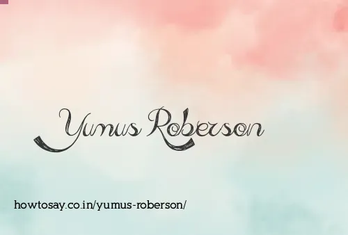 Yumus Roberson