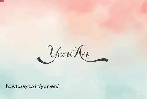 Yun An