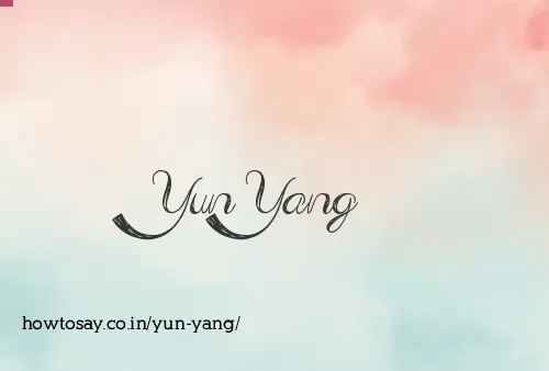 Yun Yang