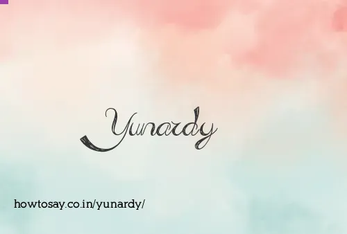Yunardy