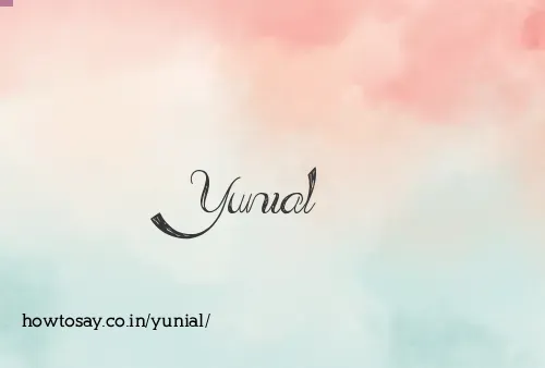 Yunial