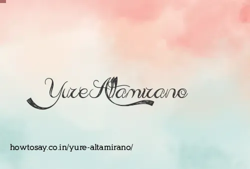 Yure Altamirano