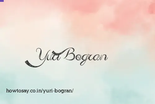 Yuri Bogran