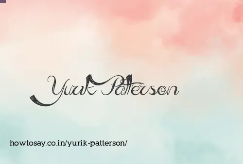 Yurik Patterson