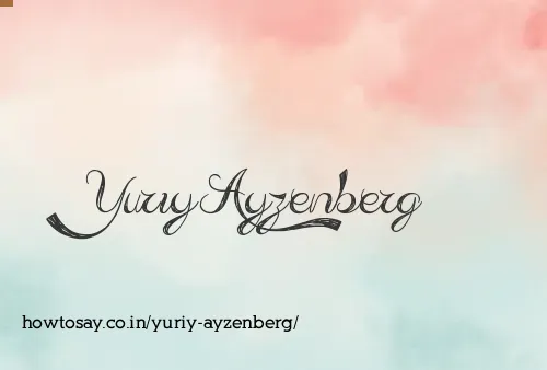 Yuriy Ayzenberg