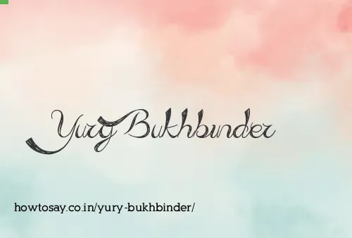 Yury Bukhbinder