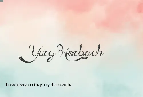Yury Horbach