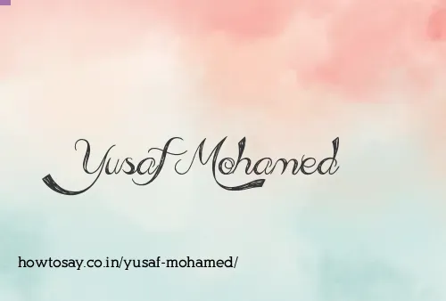Yusaf Mohamed