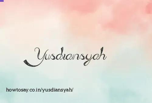 Yusdiansyah
