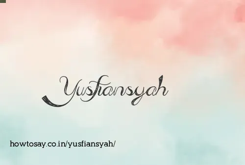 Yusfiansyah