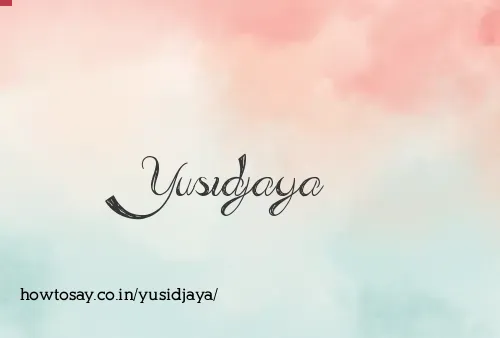 Yusidjaya
