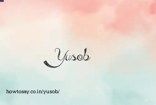 Yusob