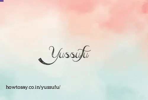 Yussufu