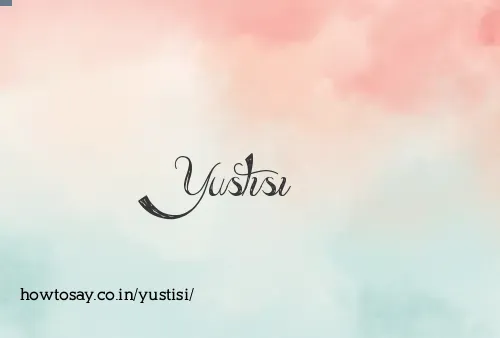 Yustisi
