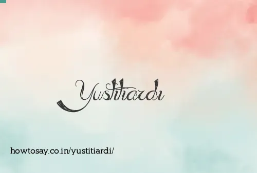 Yustitiardi