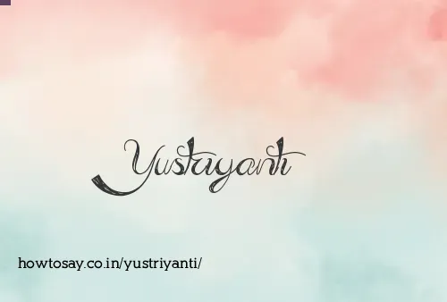 Yustriyanti