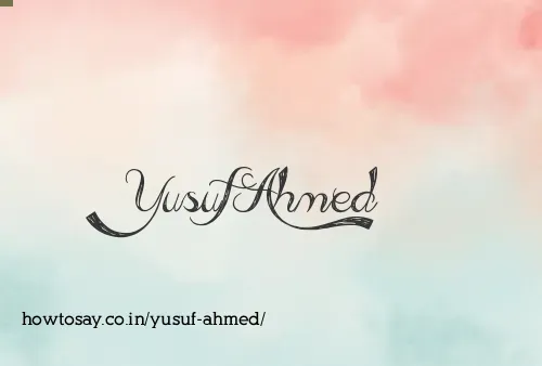 Yusuf Ahmed