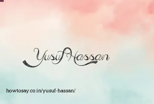 Yusuf Hassan
