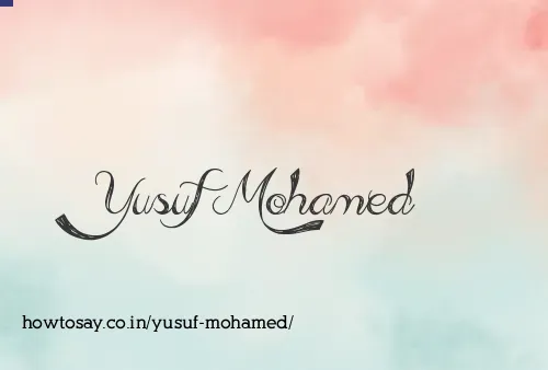 Yusuf Mohamed