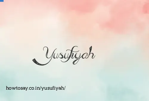 Yusufiyah