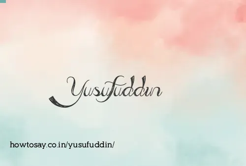 Yusufuddin