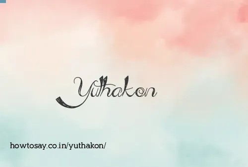 Yuthakon