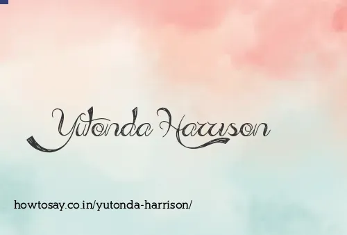 Yutonda Harrison