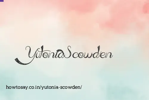 Yutonia Scowden