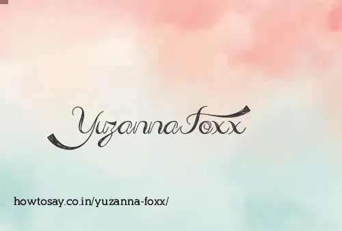 Yuzanna Foxx