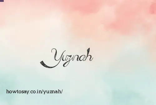 Yuznah