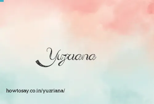 Yuzriana