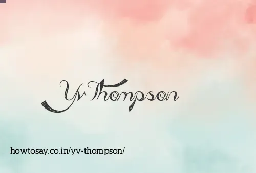 Yv Thompson