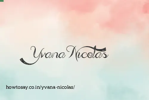 Yvana Nicolas
