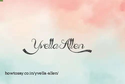 Yvella Allen