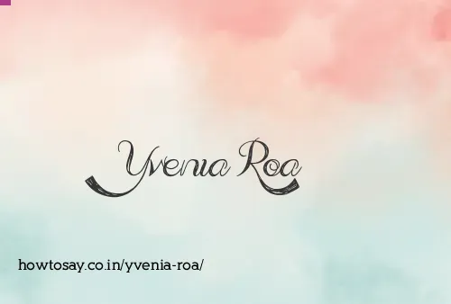 Yvenia Roa