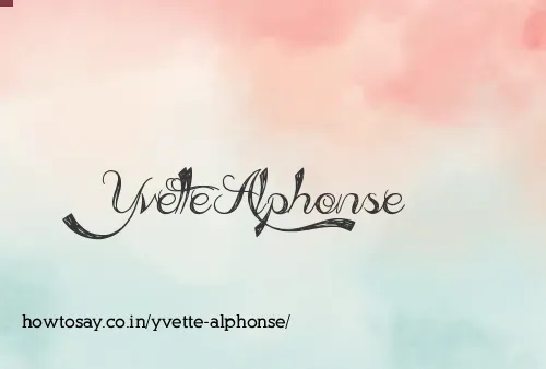 Yvette Alphonse