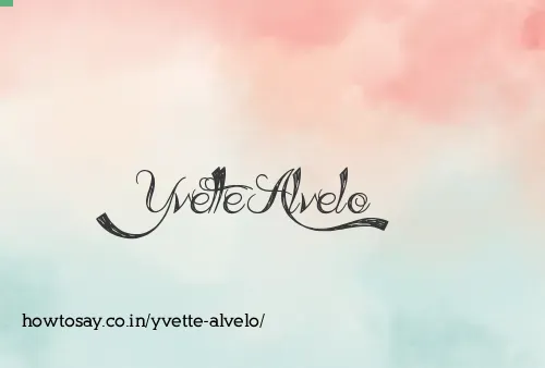 Yvette Alvelo