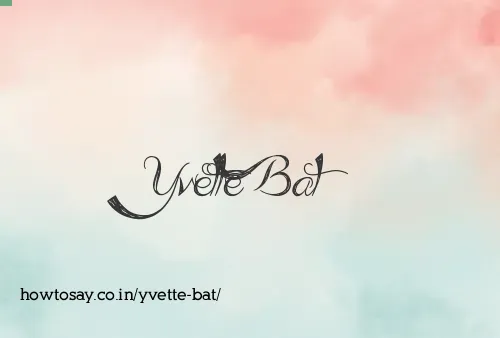 Yvette Bat